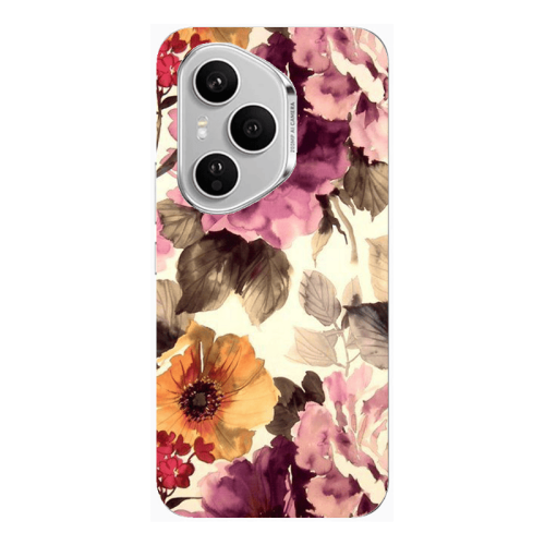 Honor Magic 400 Pro Daisies and roses Transparent Silicone TPU Θήκη